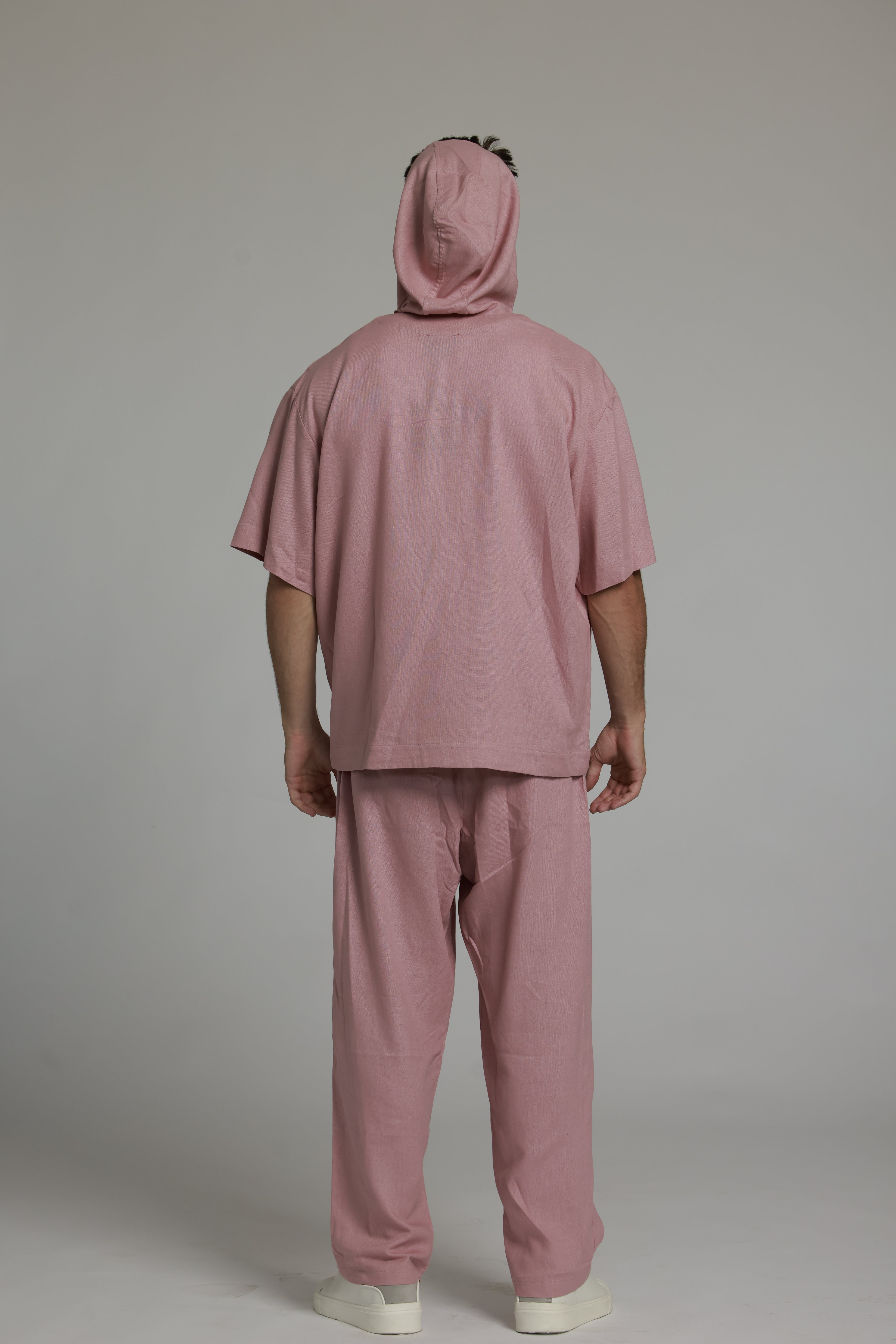 מכנס פשתן | ורוד