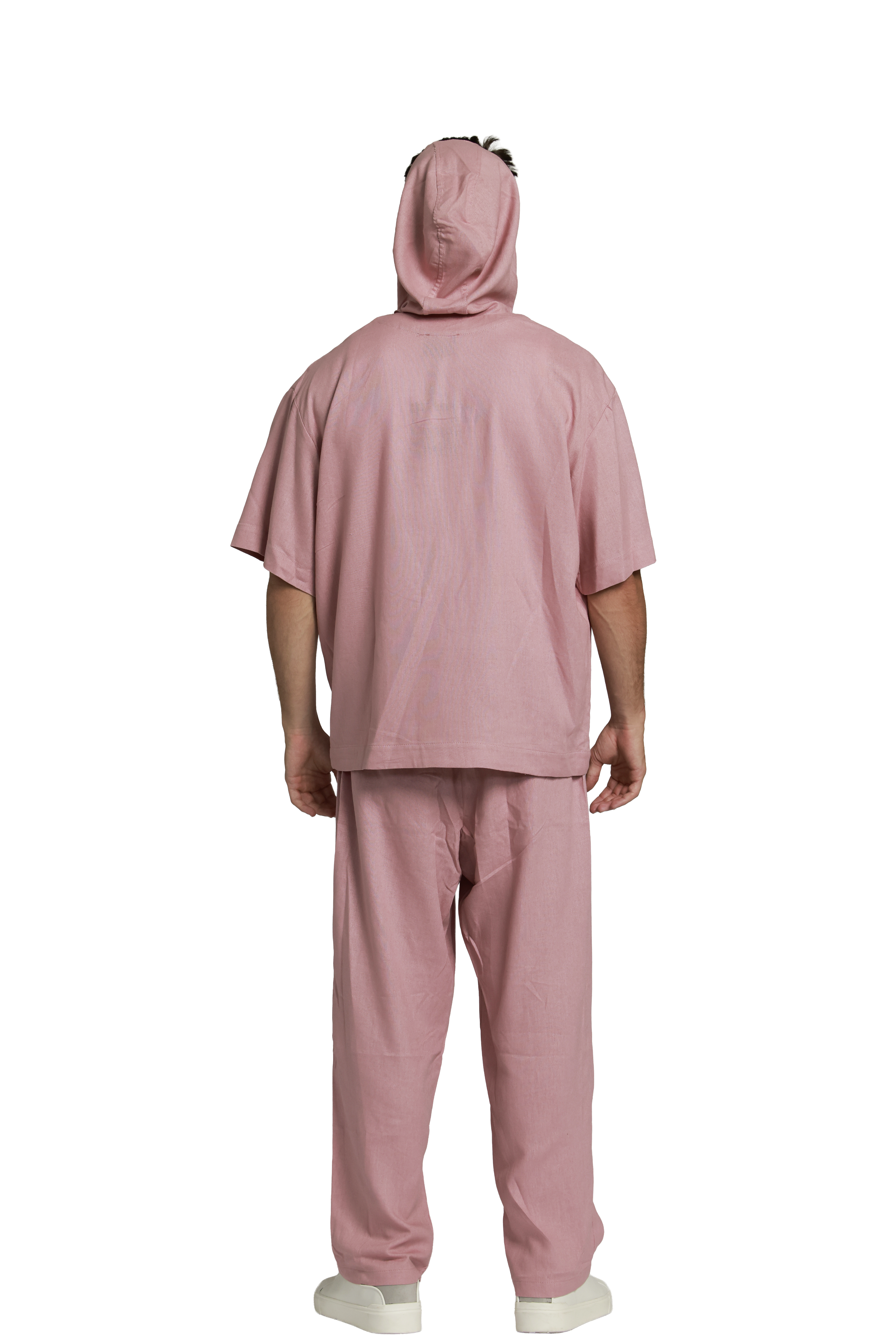 מכנס פשתן | ורוד