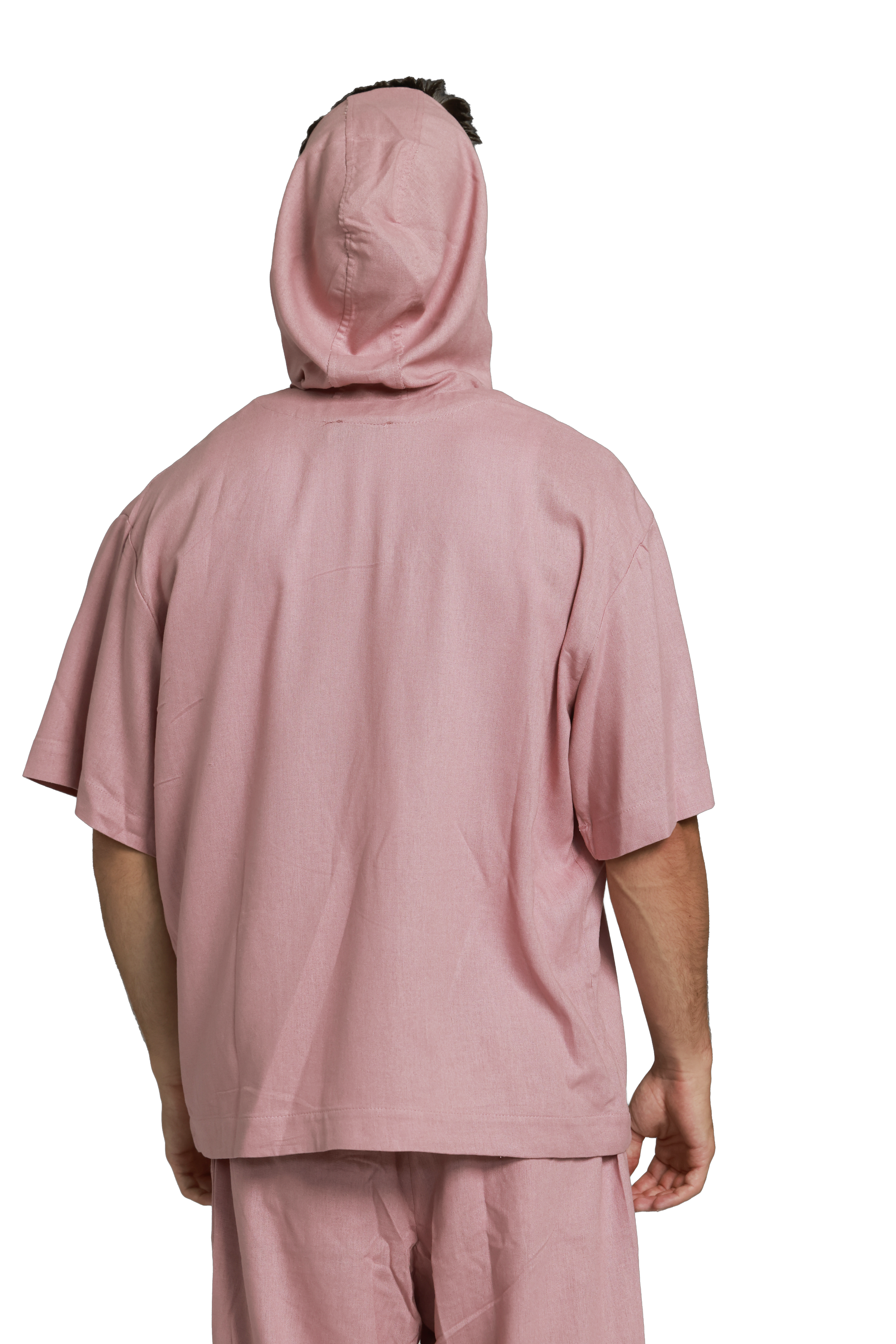 ג׳קט פשתן | ורוד