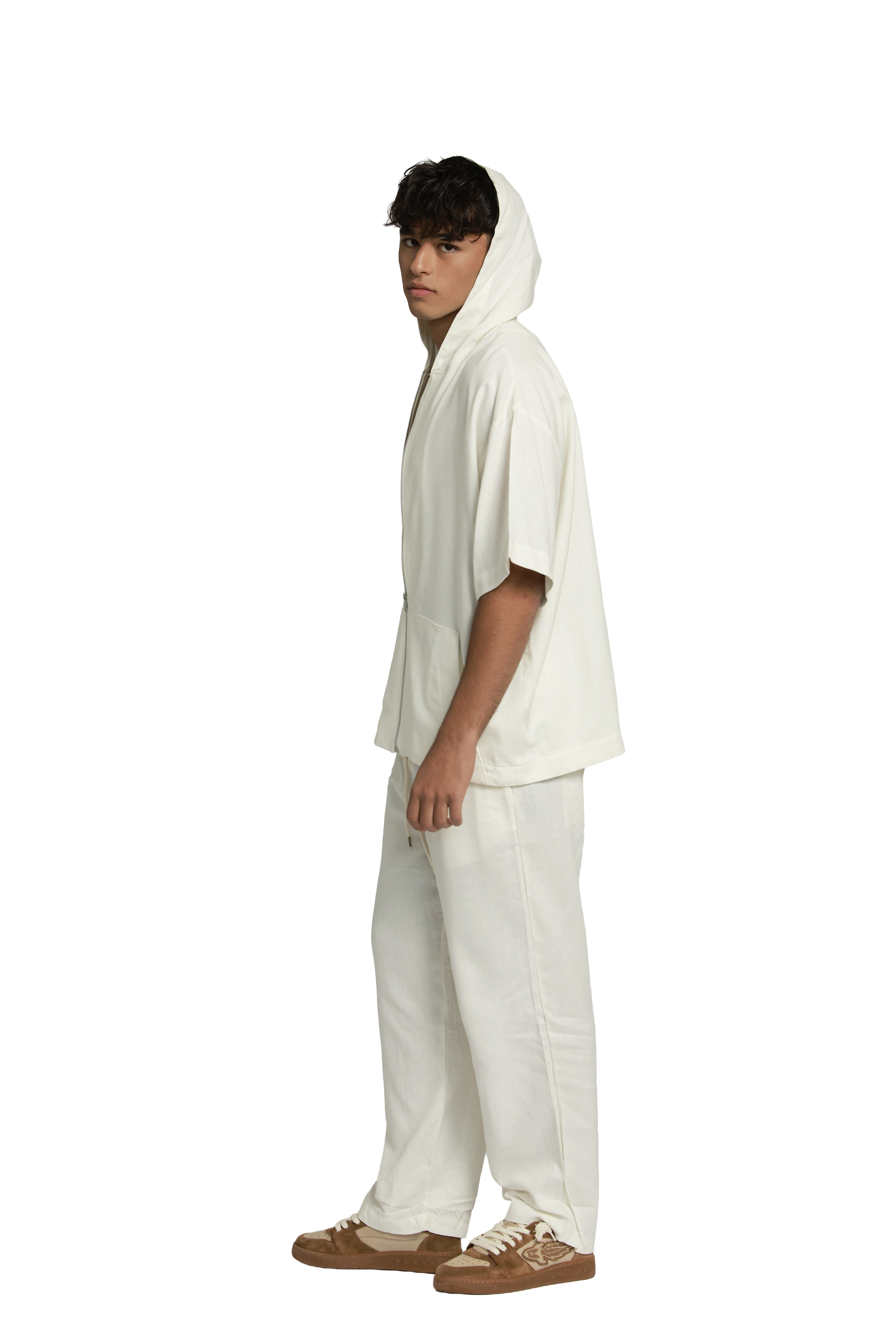 ג׳קט פשתן | לבן