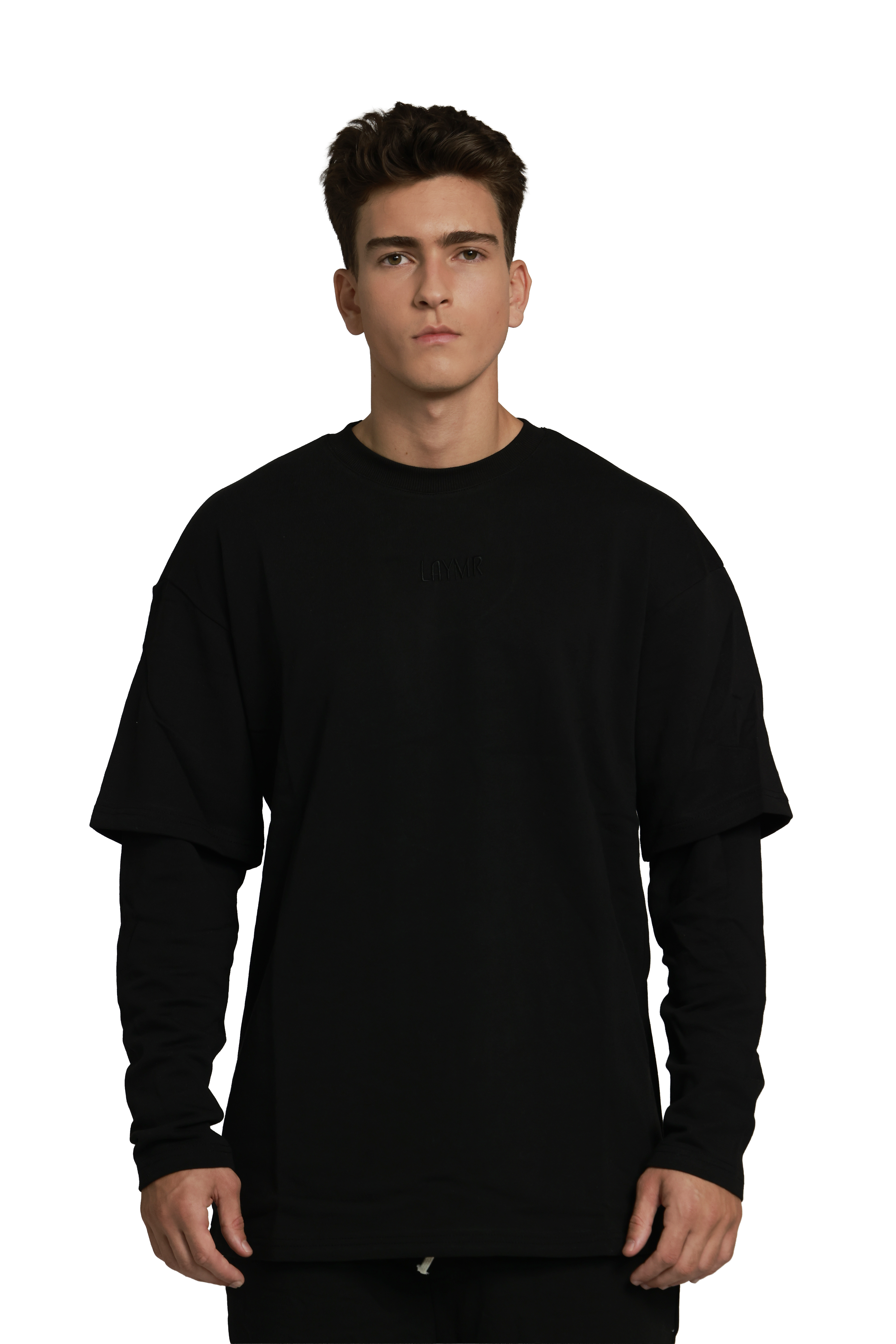 חולצת פרנץ׳ טרי | שחור