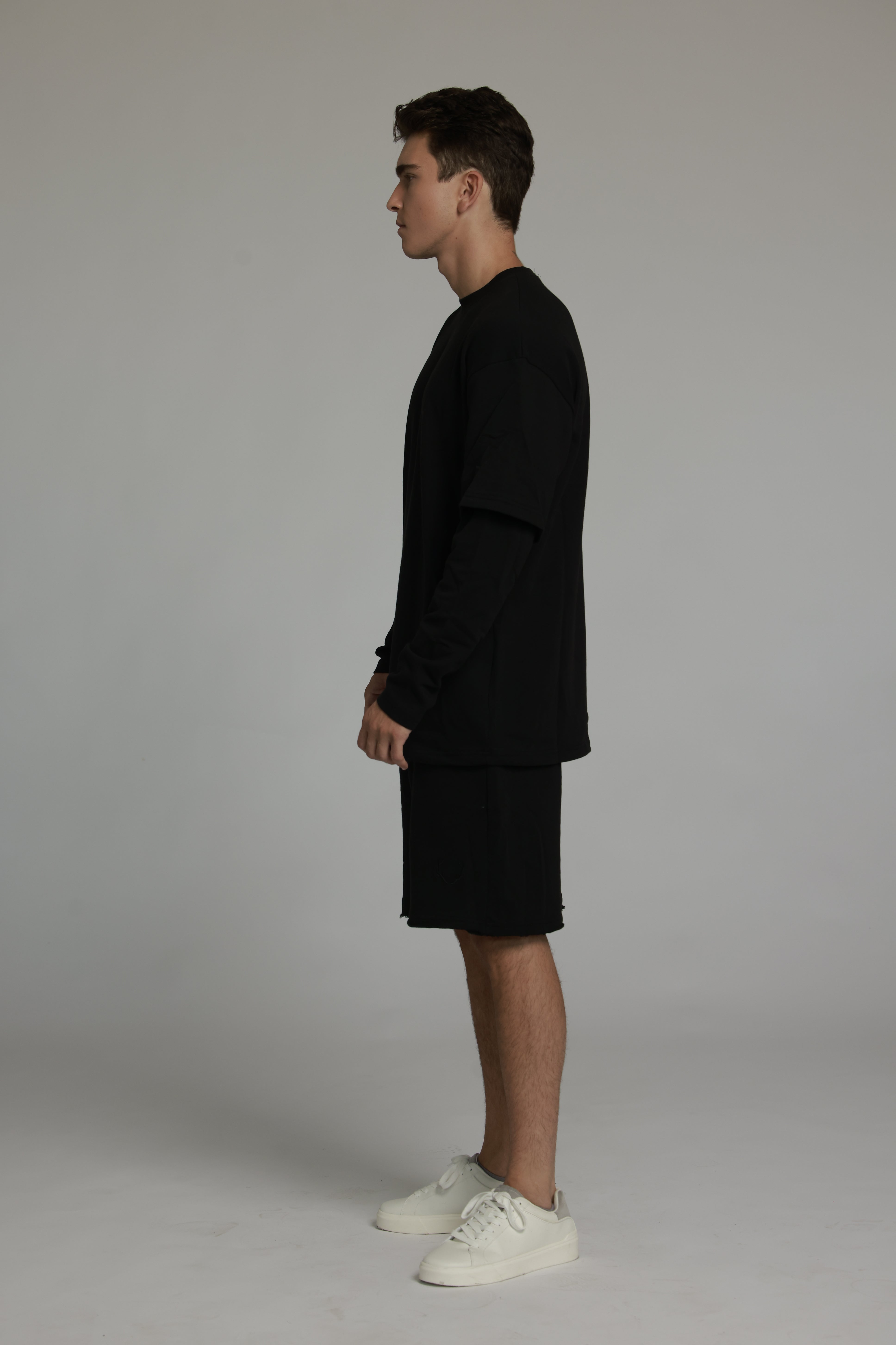 חולצת פרנץ׳ טרי | שחור