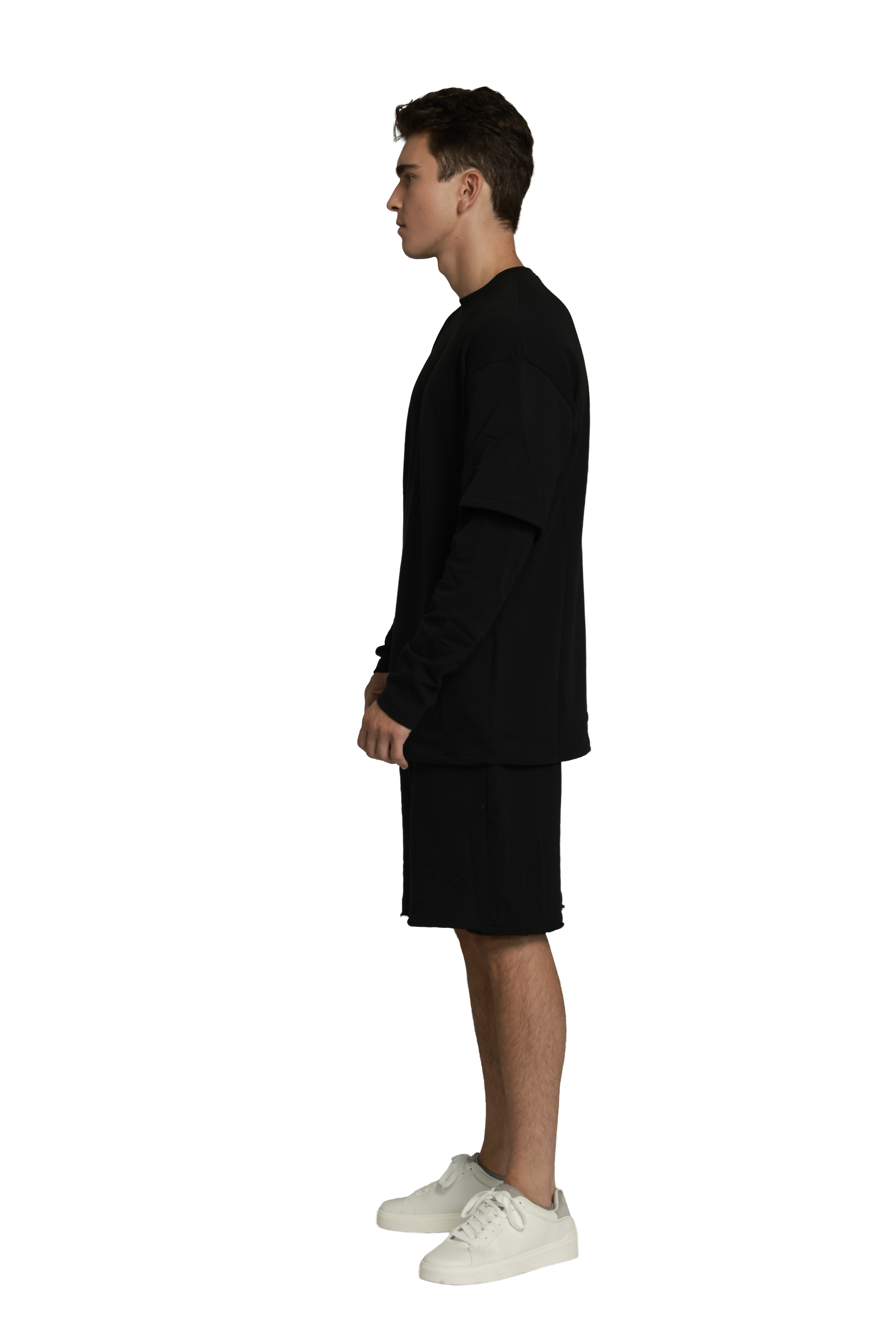 חולצת פרנץ׳ טרי | שחור