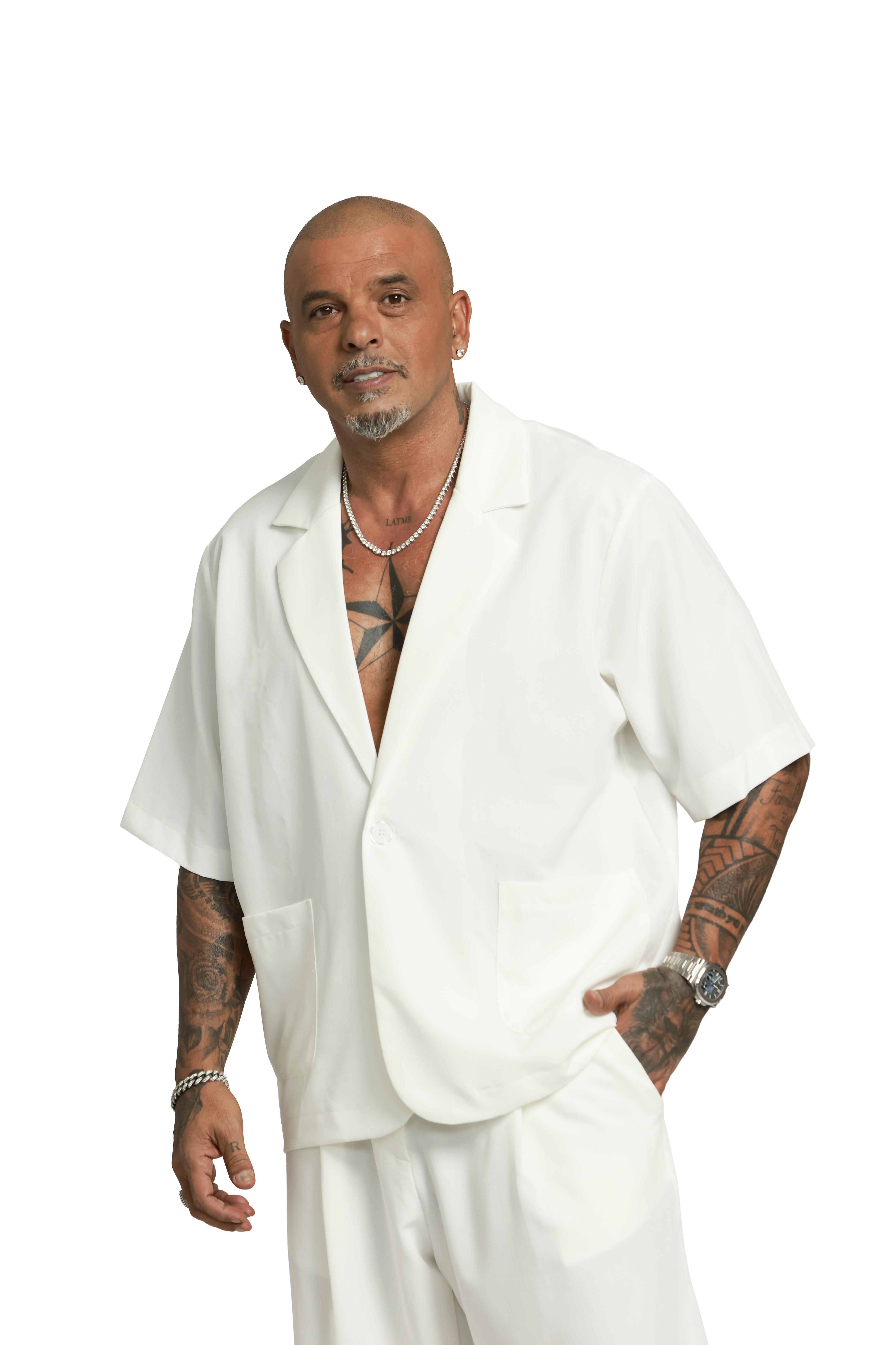 מכופתרת ג׳קט | לבן