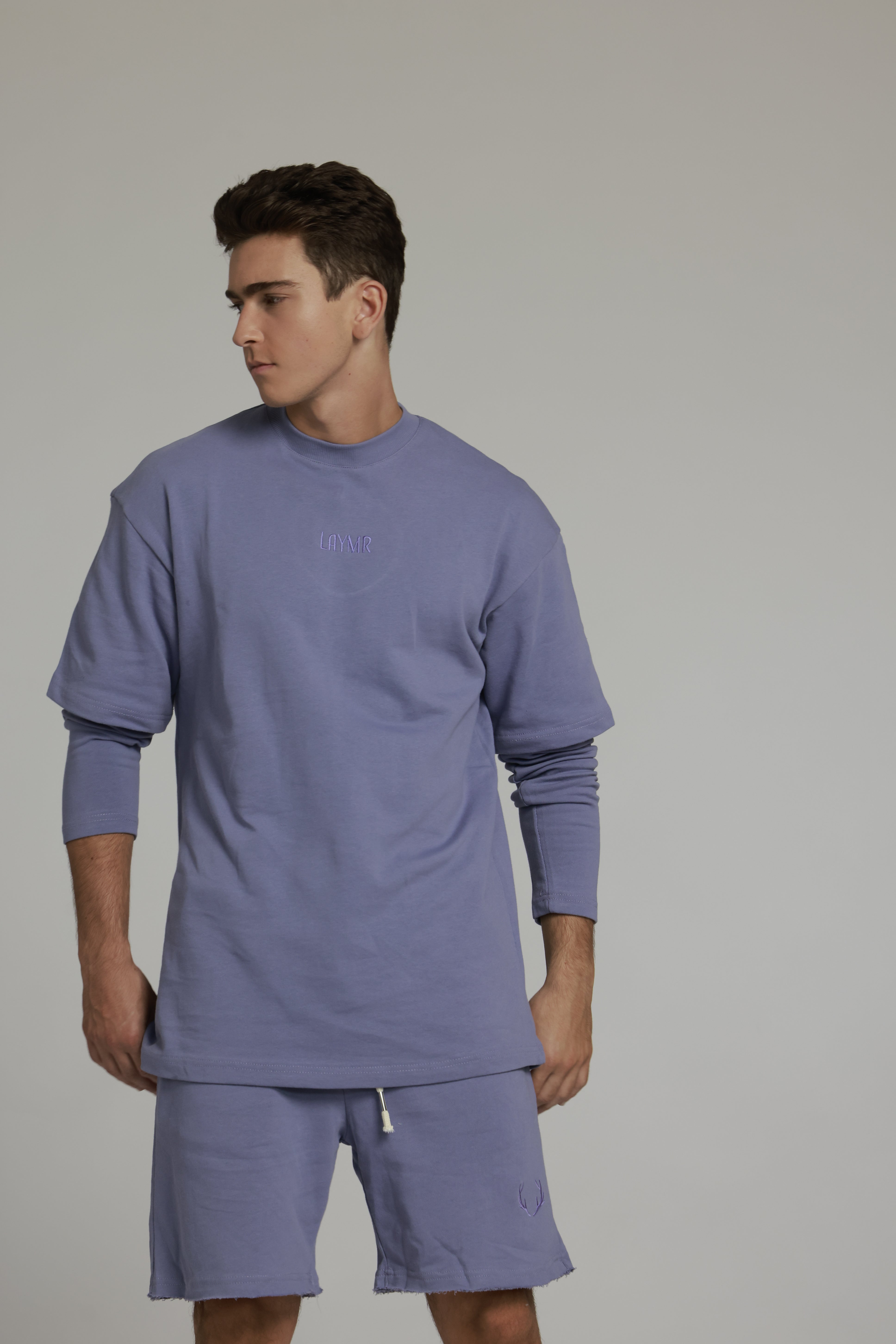 חולצת פרנץ׳ טרי | סגול