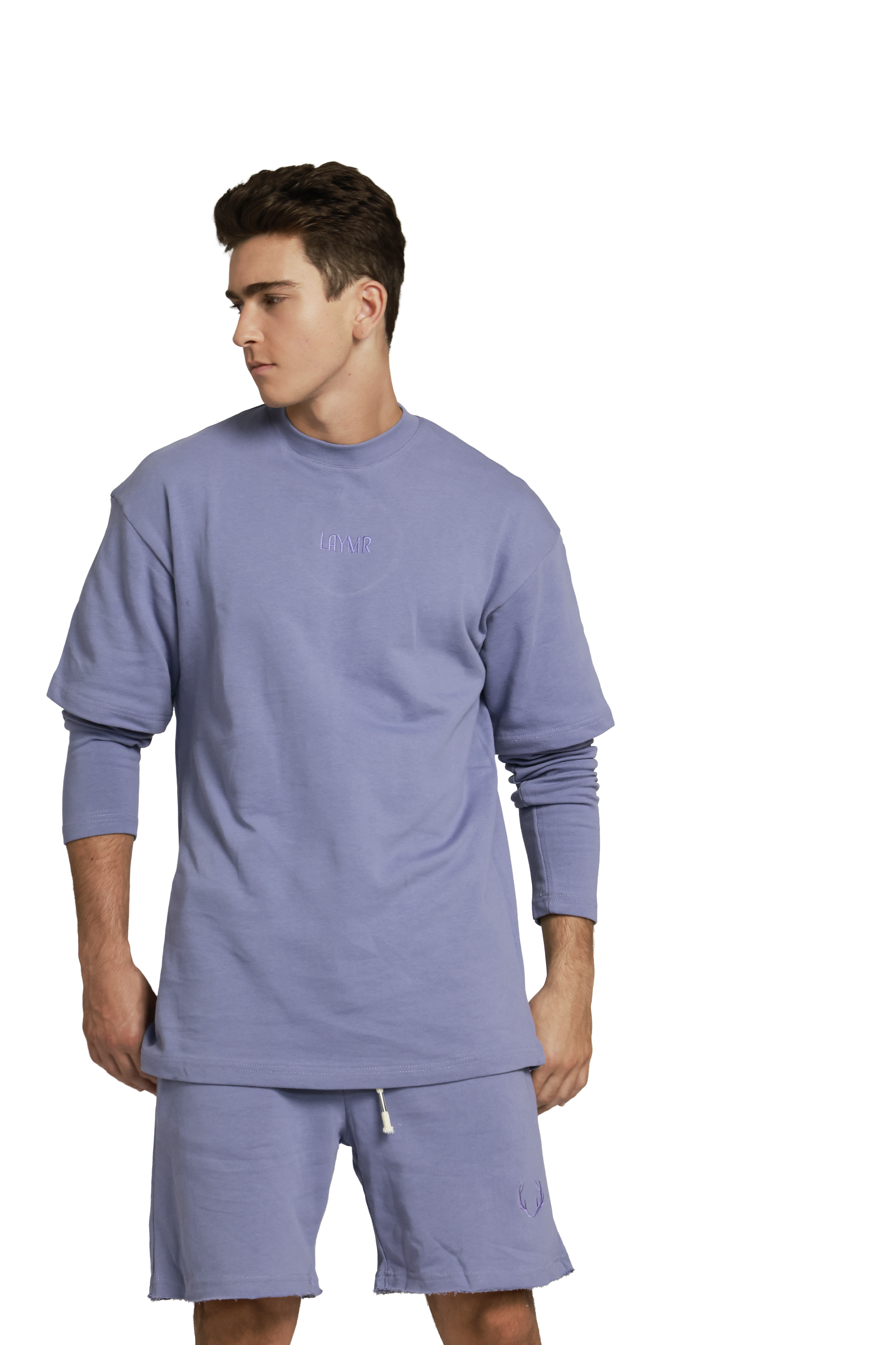 מכנס פרנץ טרי קצר | סגול