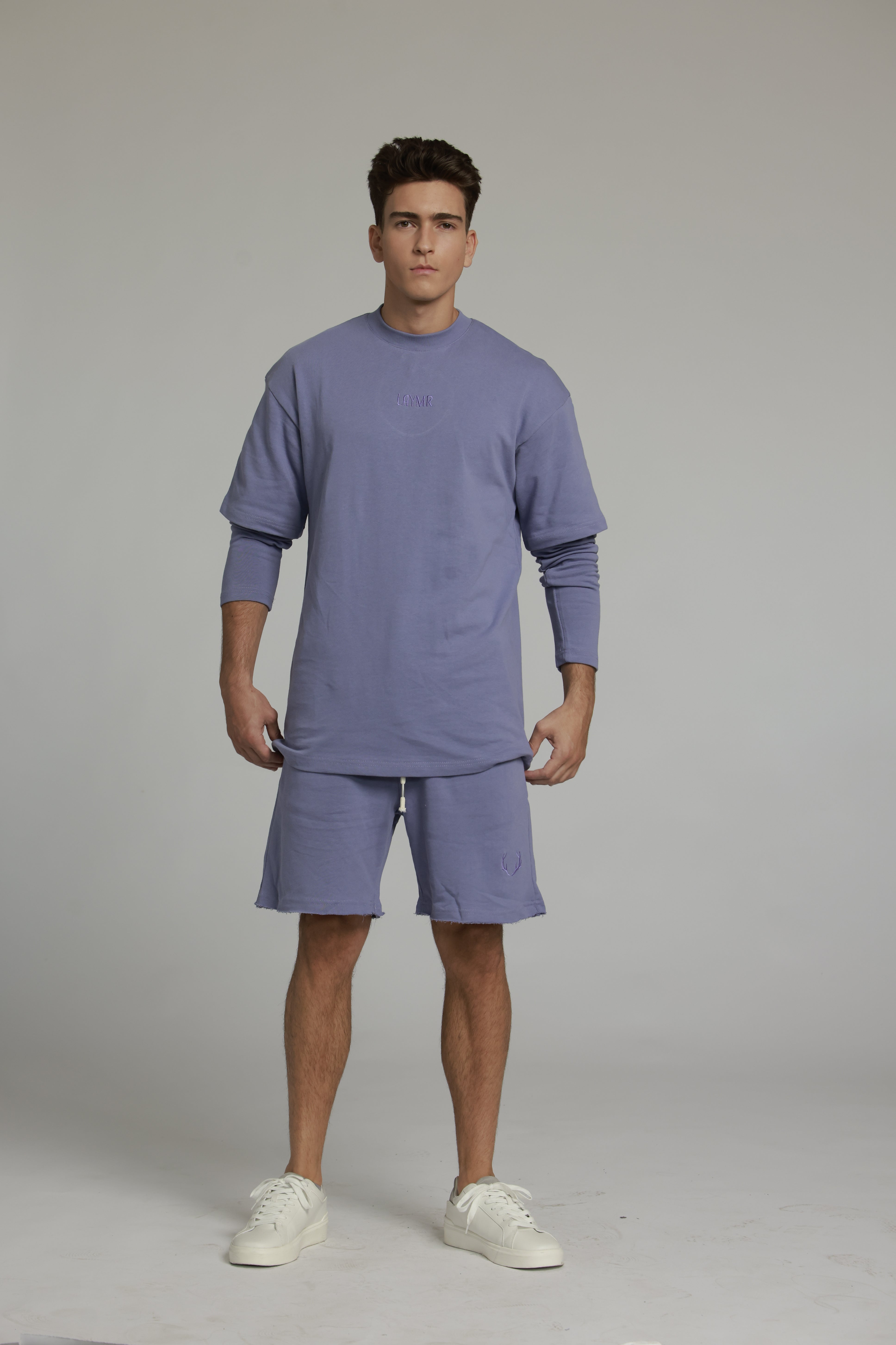 חולצת פרנץ׳ טרי | סגול