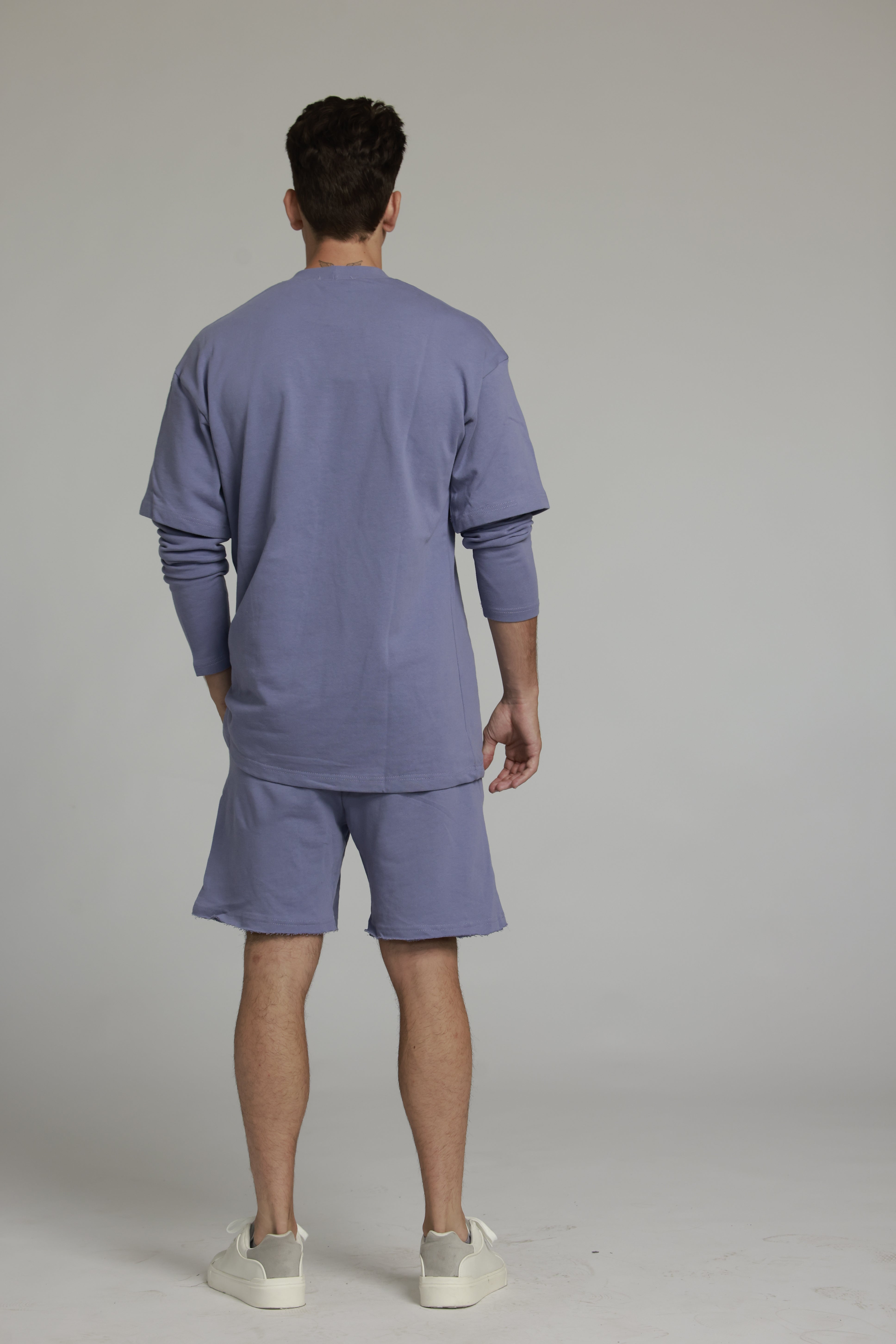 מכנס פרנץ טרי קצר | סגול