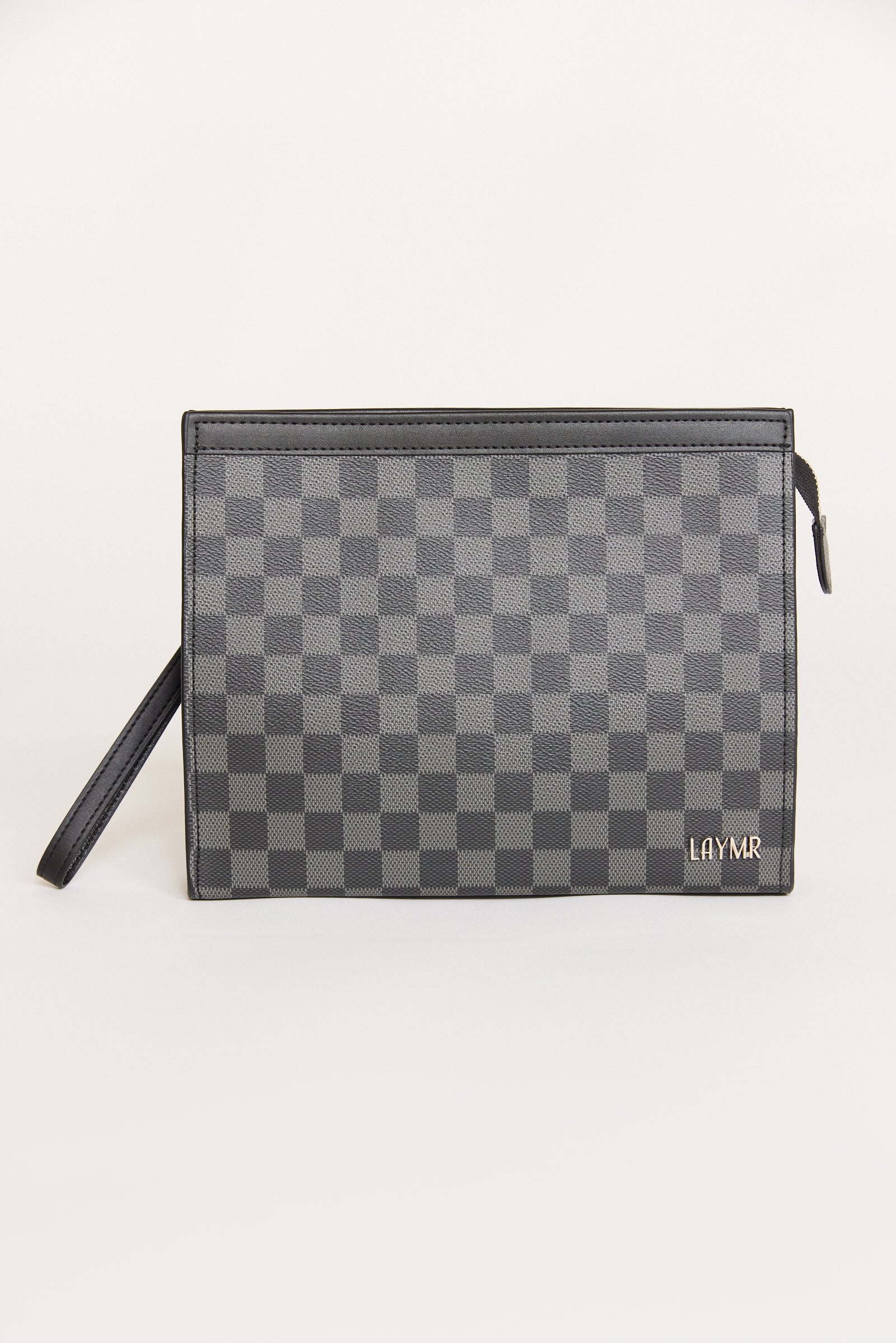 תיק עבה LAYMR | אפור משובץ