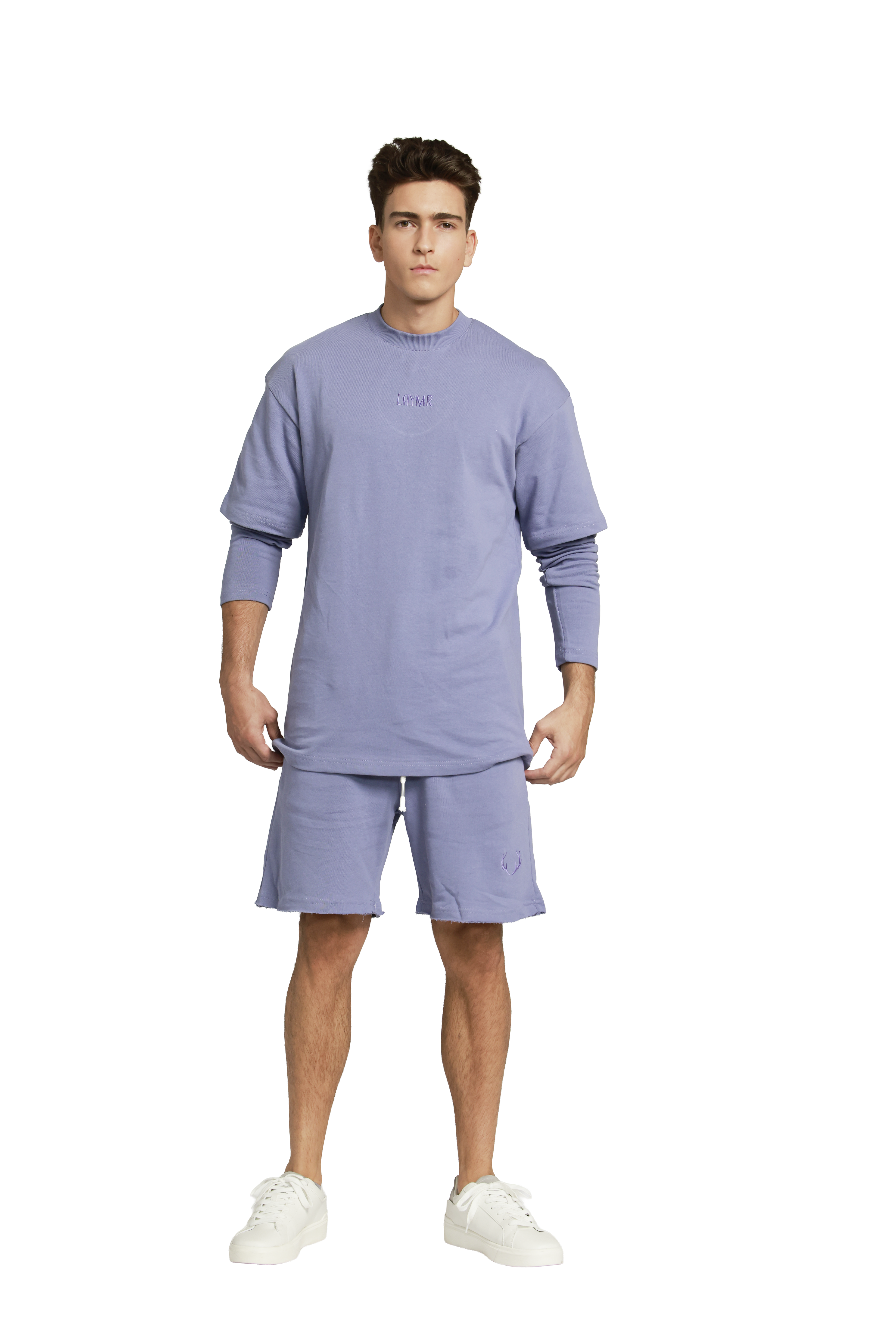 מכנס פרנץ טרי קצר | סגול