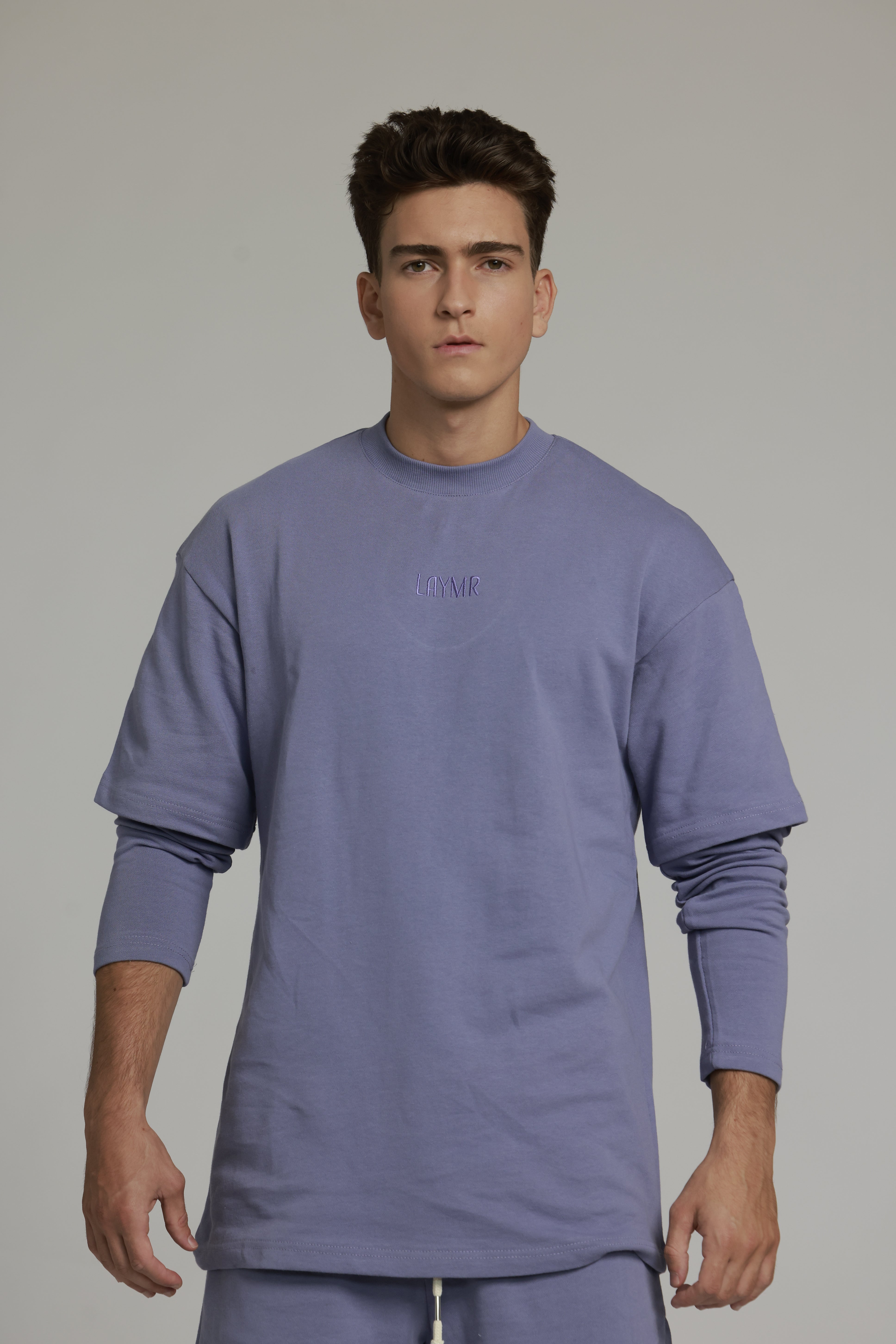 חולצת פרנץ׳ טרי | סגול